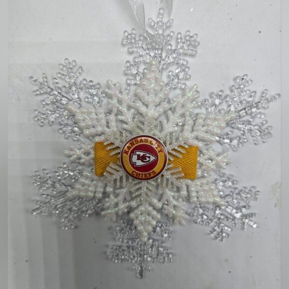 NWT Kansas City Chiefs Ornament NFL Football Christmas Holiday Decor OOAK - Picture 2 of 4